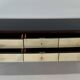 1950s Parchment and Walnut Chest of Drawers Attr. Paolo Buffa