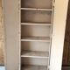 old metal locker, two doors, workshop cabinet