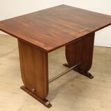 Art Deco “Portefeuille” style table in rosewood, 1950