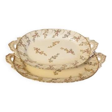 2 Louis XV Dishes from Sarreguemines