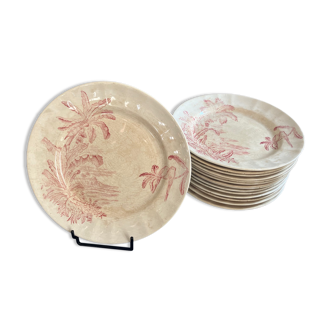 Assiettes plates vintage