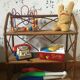 Rattan shelf