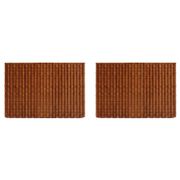 Contemporary Craftsmanship Solid Wood Pair of Brutalist Italian Sideboards