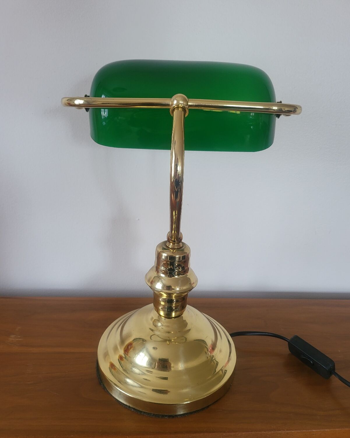 Banker's lamp, vintage desk lamp