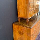 Commode cabinet en marqueterie d’époque Louis XVI