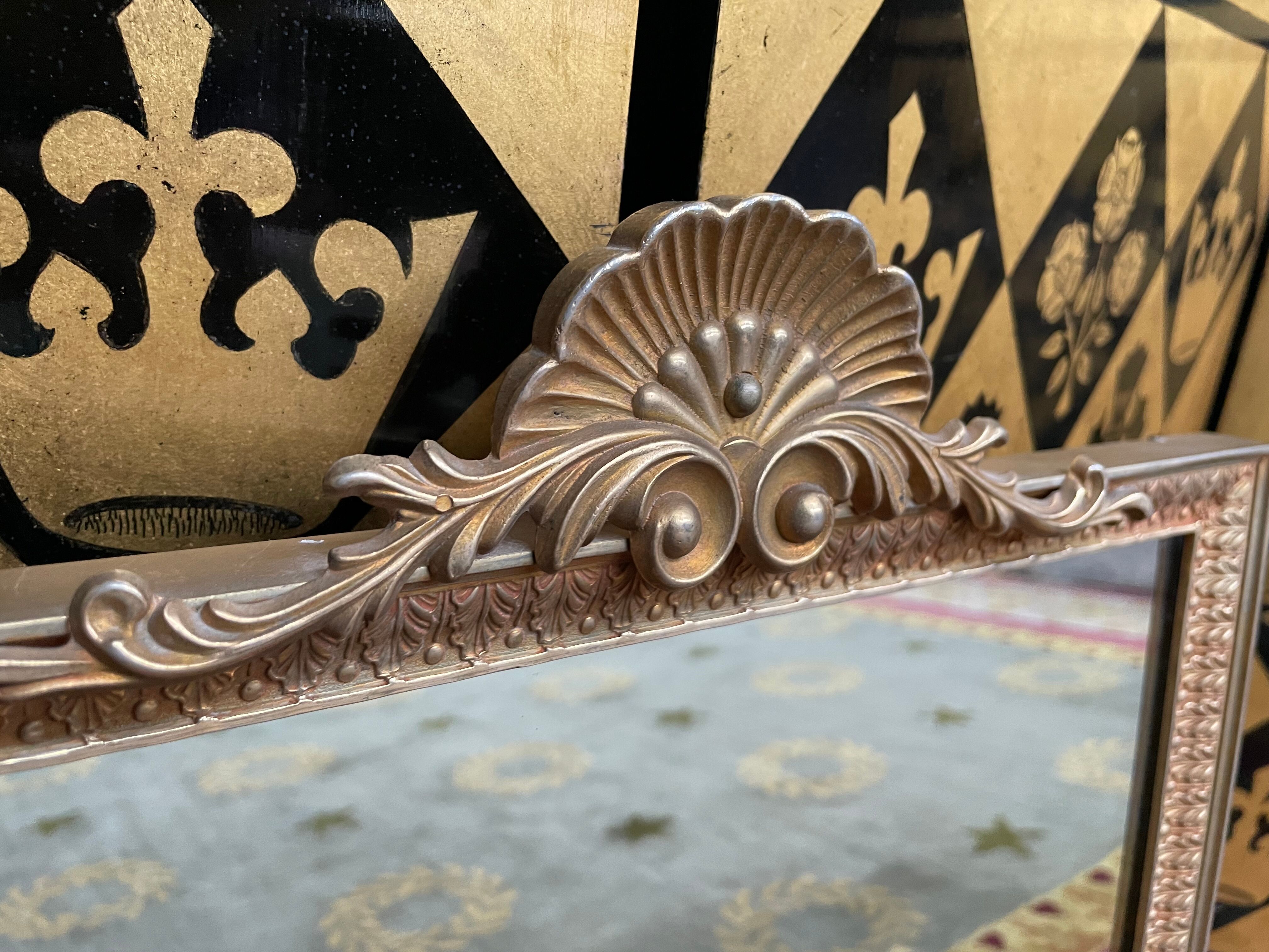 Brass mirror 1970, 35x50 cm