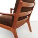 Fauteuil "Senator" du milieu du siècle par Ole Wanscher pour France & Søn