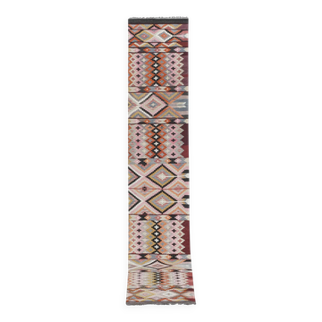 Tapis de couloir turc vintage