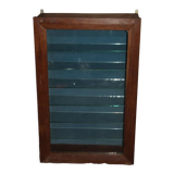 Wall display case solid oak dovetail dovetail trinkets cabinetmaker old artisan