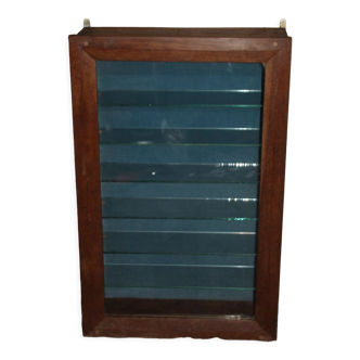 Wall display case solid oak dovetail dovetail trinkets cabinetmaker old artisan