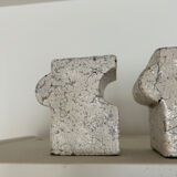 Set of cracked mini-vases