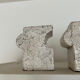 Set of cracked mini-vases