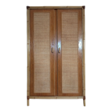 Vintage bamboo cabinet 1960