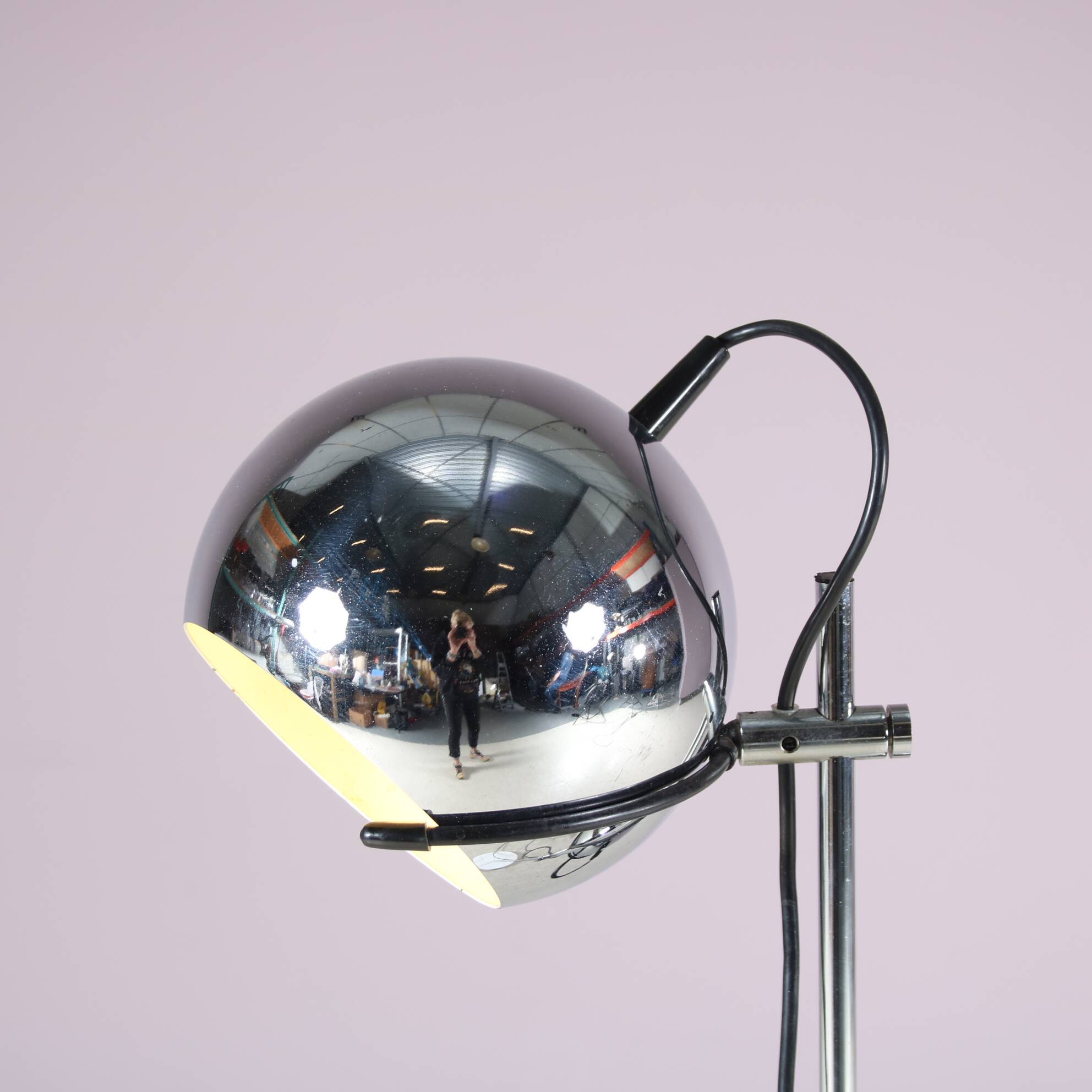 1970s Floor lamp with ball shades from the Netherlands