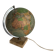 Vintage 1960 terrestrial globe glass Perrina marble world map - 28 cm