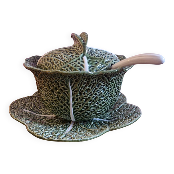 Soupière vintage barbotine Choux - Silea