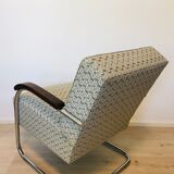 Bauhaus tubular steel armchair from Mücke Melder, 1930s