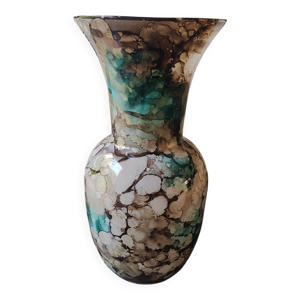 vase boule en verre d