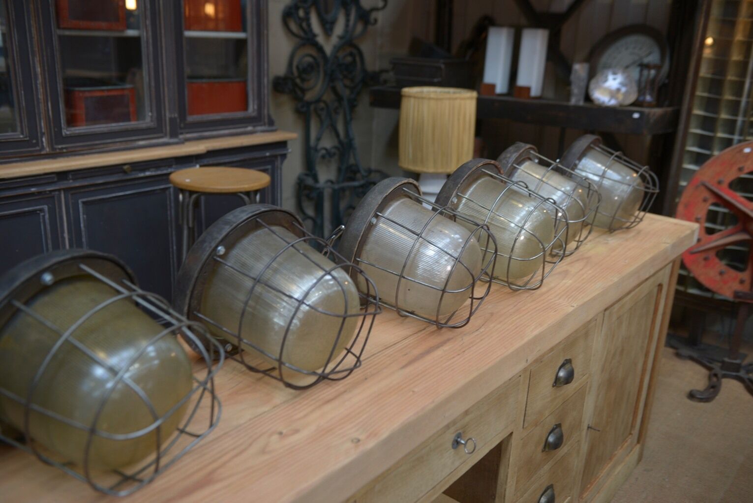 Old cast iron street lanterns 1920