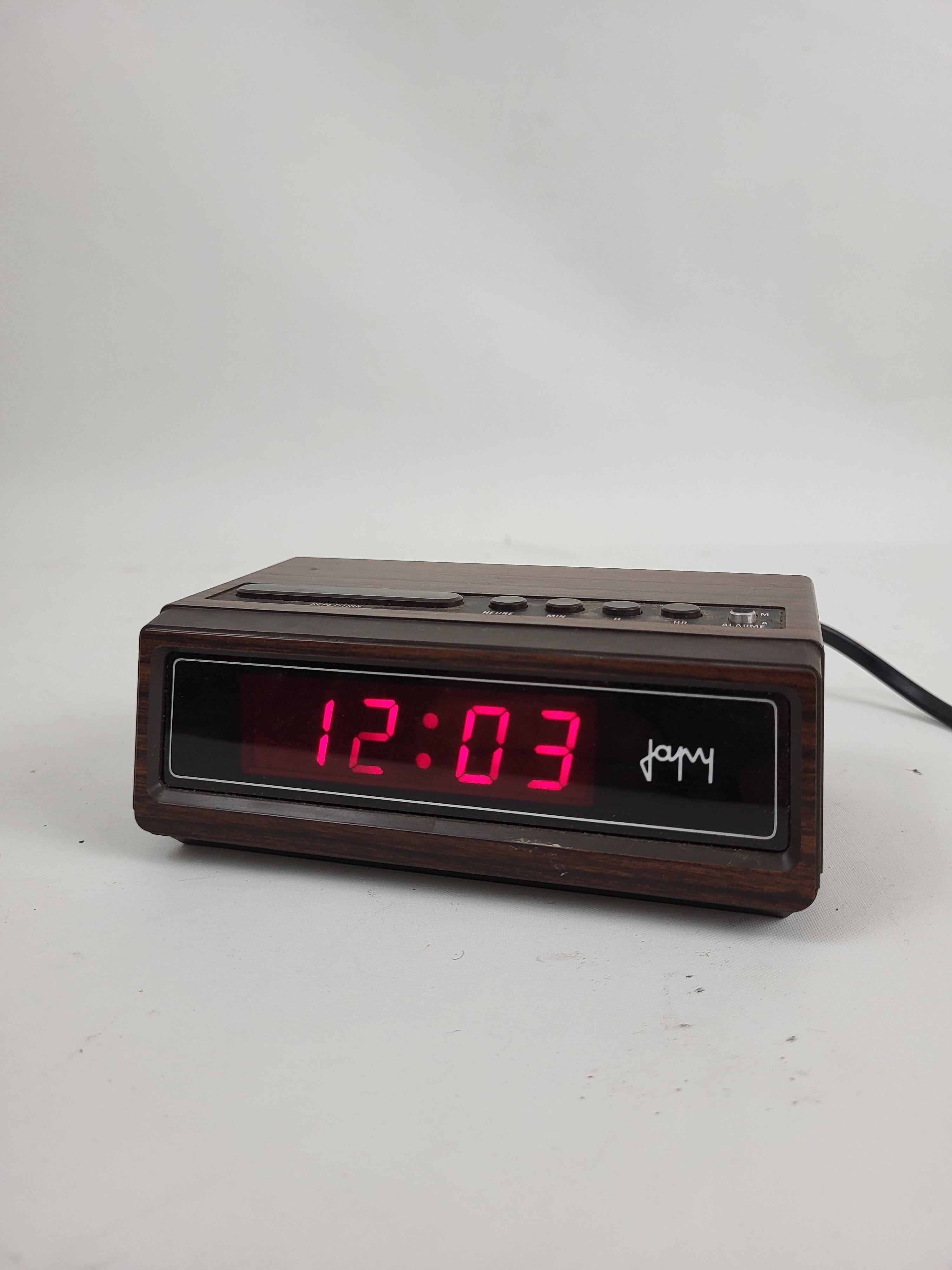 Vintage japy alarm clock 70s