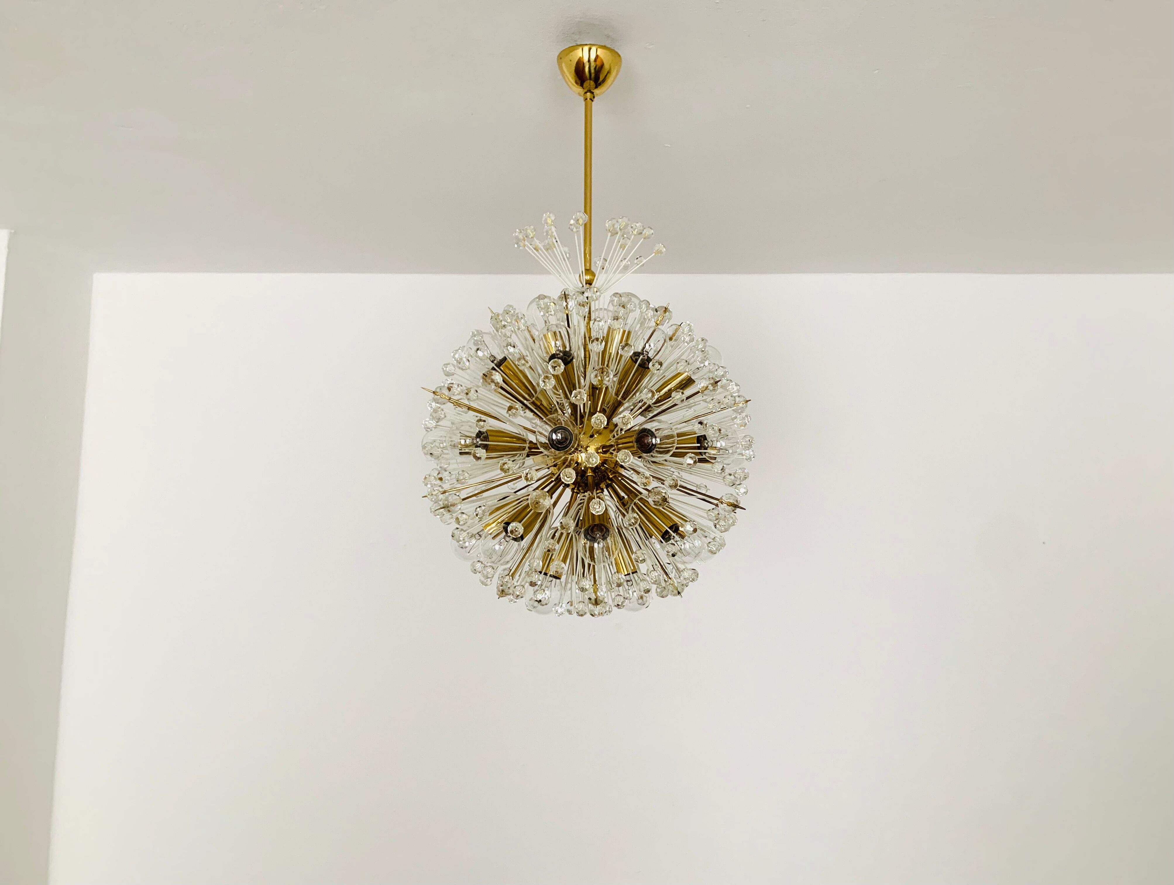 Dandelion Chandelier by Emil Stejnar for Rupert Nikoll