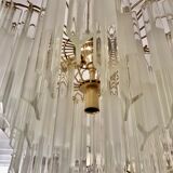 Venini Triedi Crystal Chandelier 1970