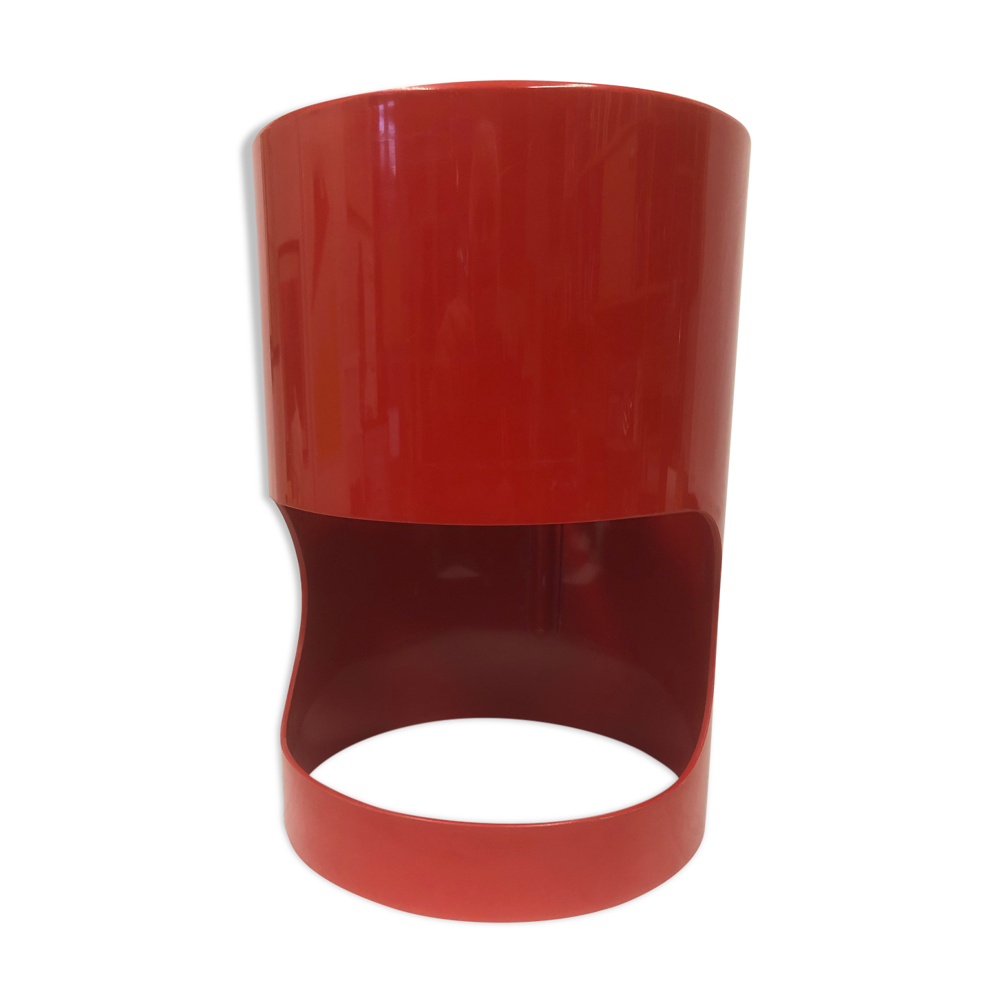 Vintage red lamp from the 70s