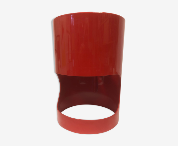 Lampe rouge vintage des années 70