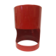 Vintage red lamp from the 70s