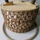 Tripod worker, sewing box, rattan and wood, 60s