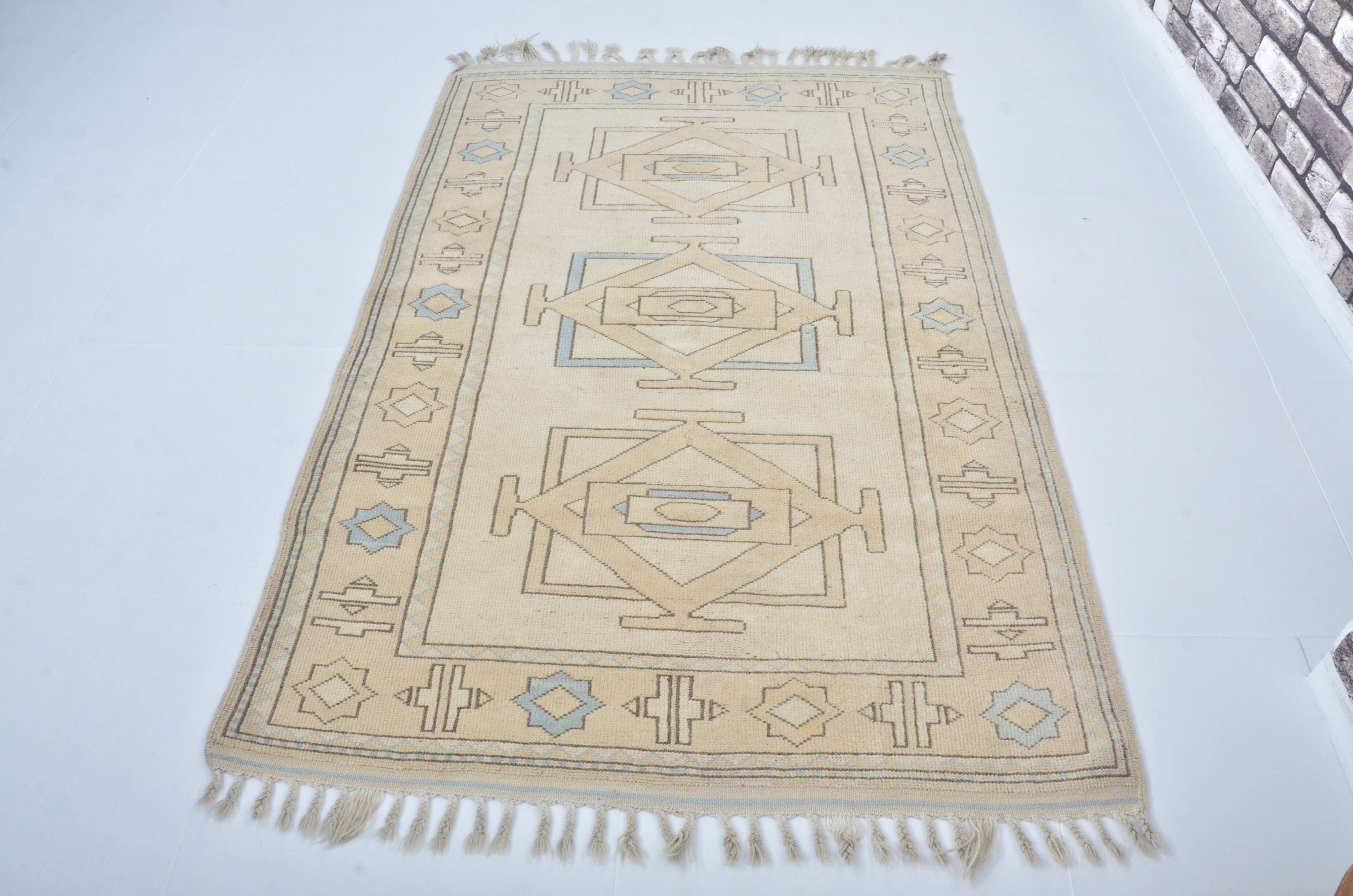 Turkish Oushak handmade rug sku 3594