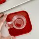 Vintage space age Set Espresso Cups, saucers and tray, Biesse, Italy, 70s