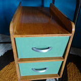 Desk hanging drawers and chair