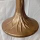 Gold metal and mother-of-pearl lamp from the 70s