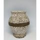Vase en émail crispé