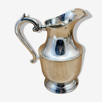 Silver-plated pitcher