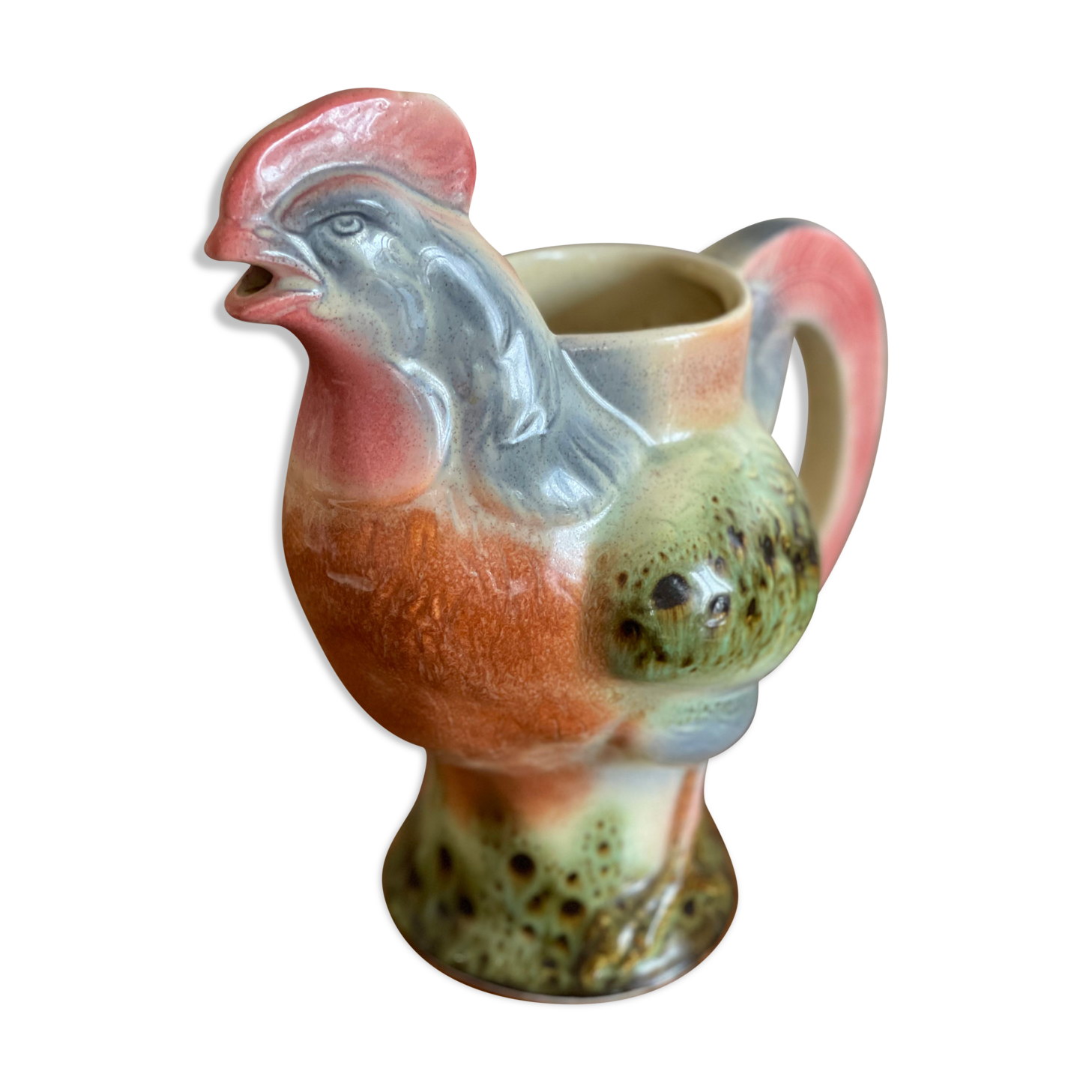 Pichet coq en céramique belle couleur