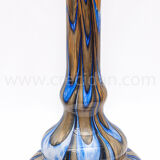 Blue Murano vase by Carlo Moretti