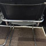 Set of 4 Armchairs in the style of Marcel Breuer – sled base