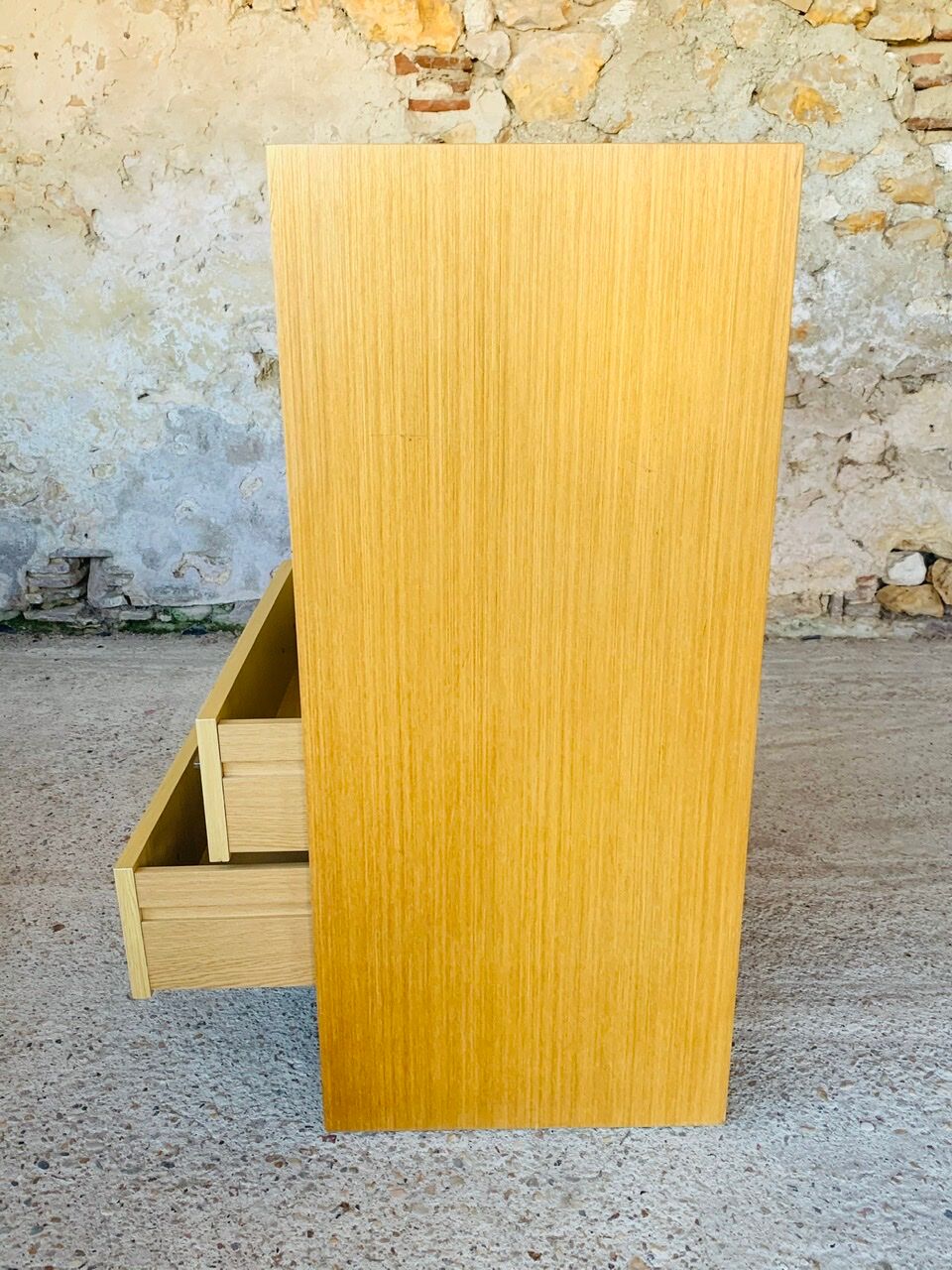 Vintage chest of drawers with 5 drawers by Capelle circa 70's