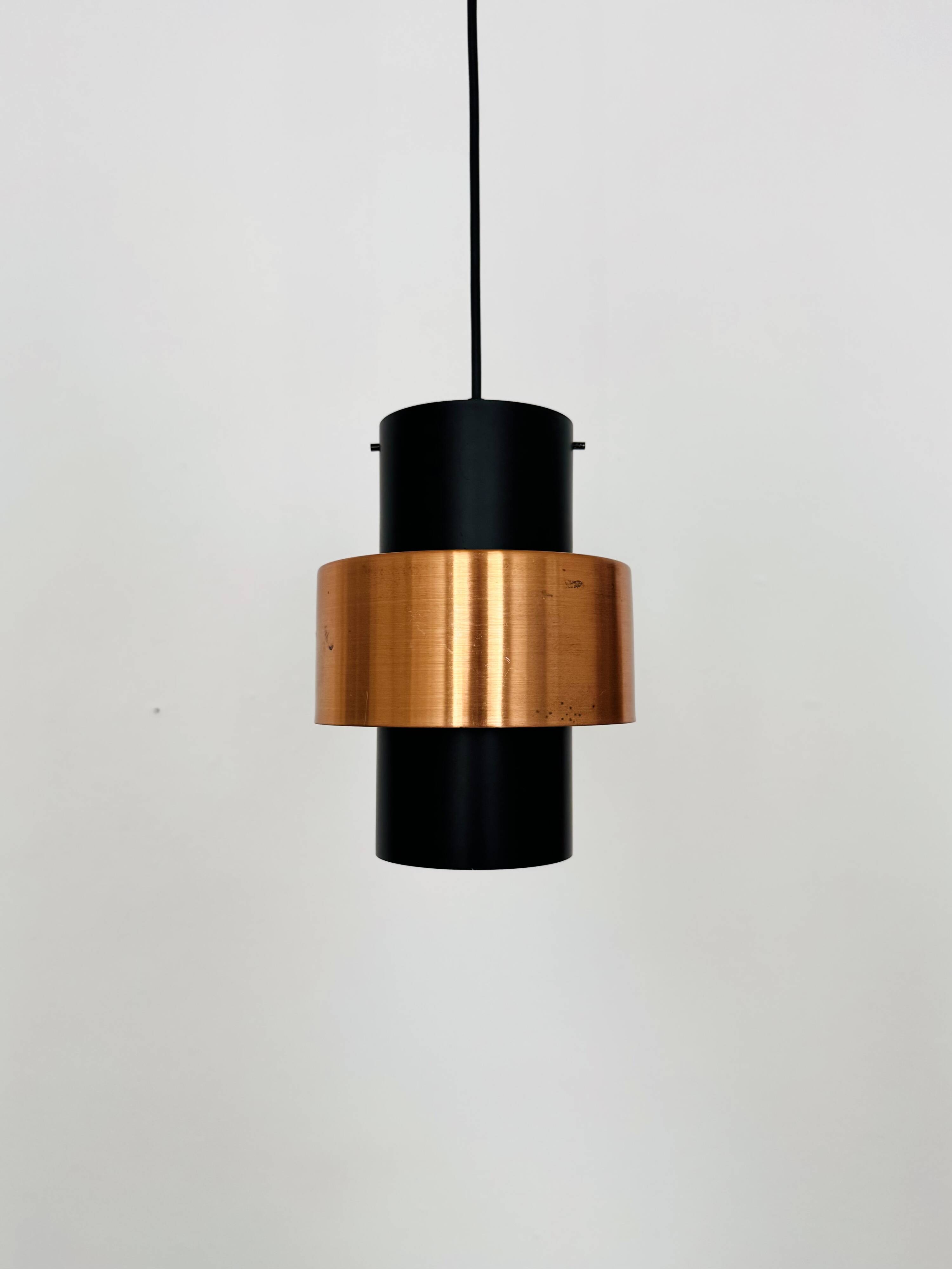 Set of 2 Danish Copper Pendant Lamps