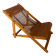 vintage folding bamboo deckchair for children