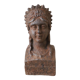 Cast iron bust