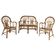 1960s italian rattan garden set