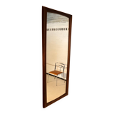 Scandinavian teak mirror circa 1960