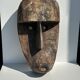 Large Timor mask in patinated wood H:50cm (1)