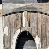 Old wooden door