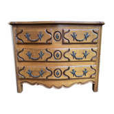 Commode parisienne en chêne massif style Louis XIV