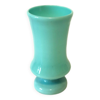 Blue Opaline Vase