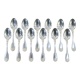 12 mocha spoons christofle model vendome